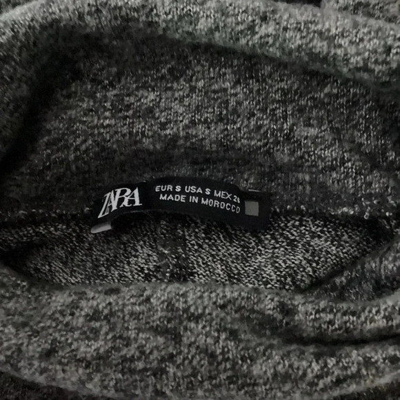 Zara Sweater Fleece Turtleneck Dress Small - Picture 6 of 7